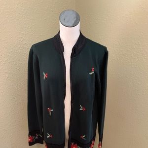 NWT Quacker Factory Embellished Sweater